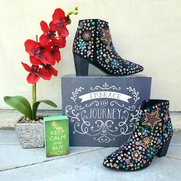 Free People Shoes - Fabulous Embellished Free People Booties